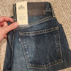 Levi's Made and Crafted LMC Women 24W Barrel crop Japanese Denim jeans